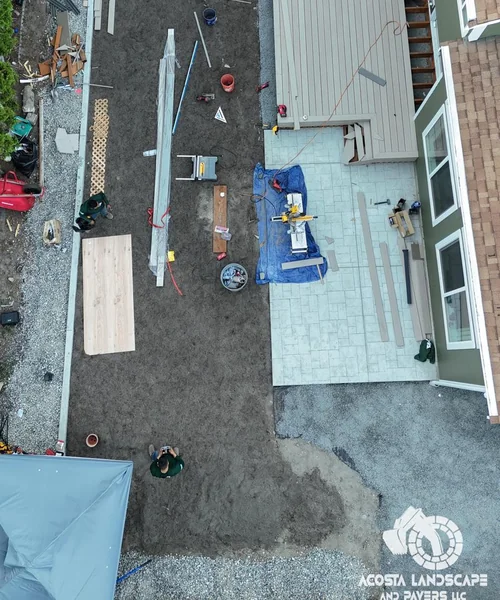 Multi - Tiered Deck, Stamped Patio & Sod Renovation in Bothell 